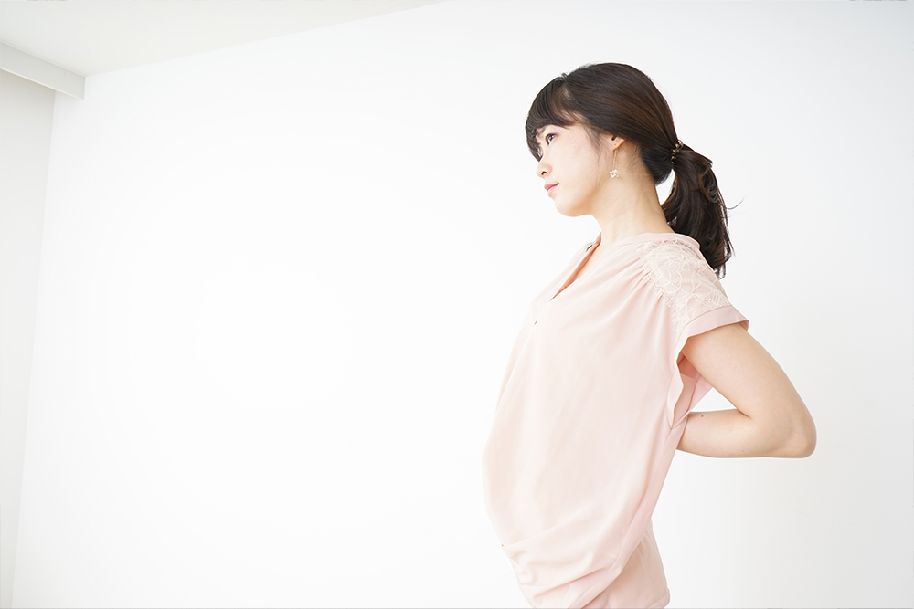 姿勢の改善～育児姿勢からの脱出で姿勢の綺麗な女性へ